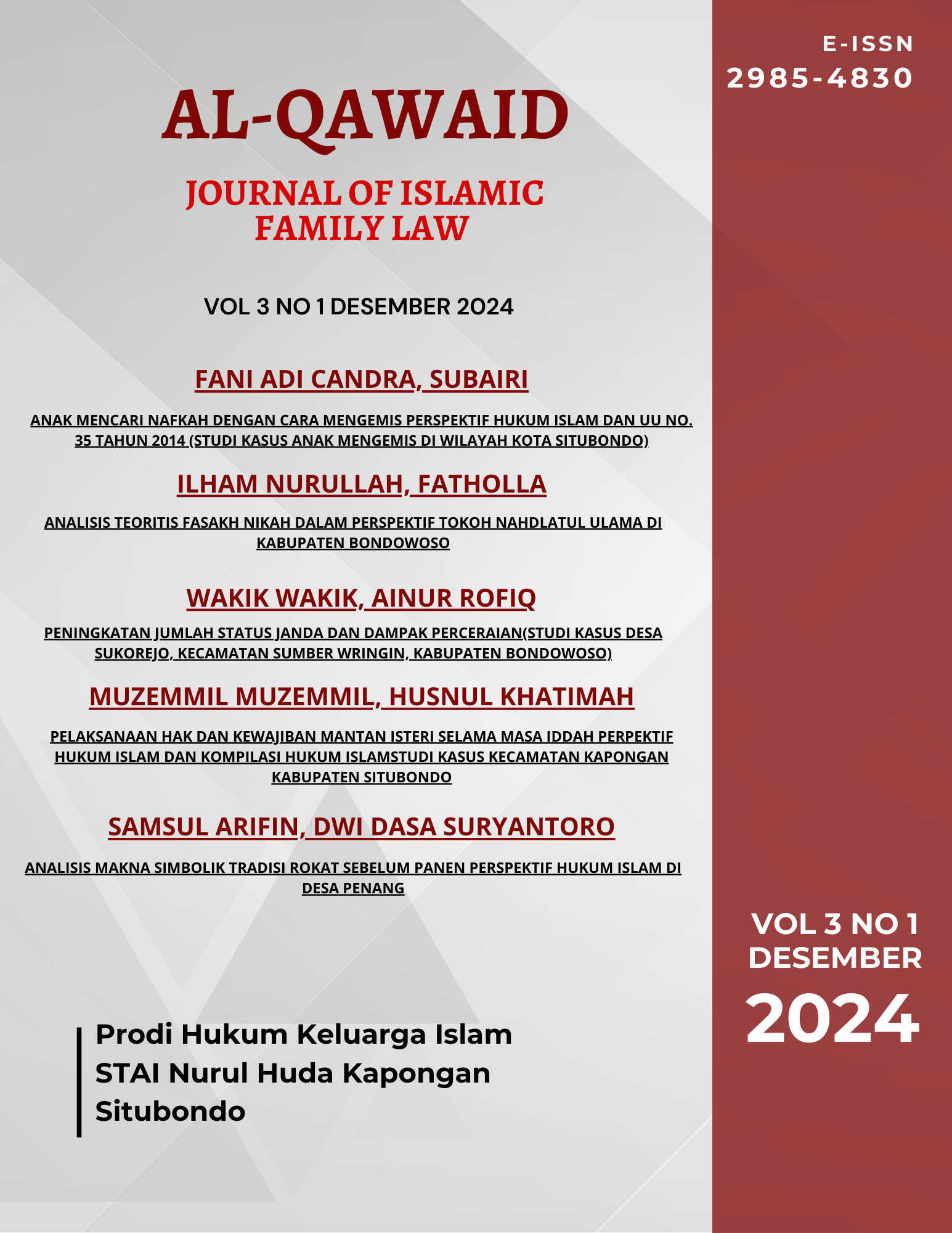 					View Vol 3 No 1 Desember 2024
				